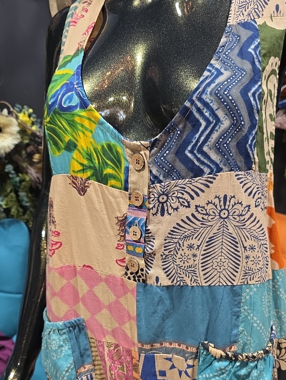 POL Colorful Boho Patchwork Jumper! - Picture 15 of 15
